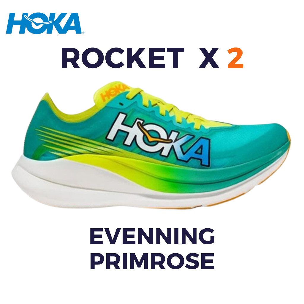 Hoka รองเท้าวิ่ง Hoka Rocket X 2 Evenning Primrose Size40-45 รองเท้ากีฬาและรองเท้าออกกำลังกาย