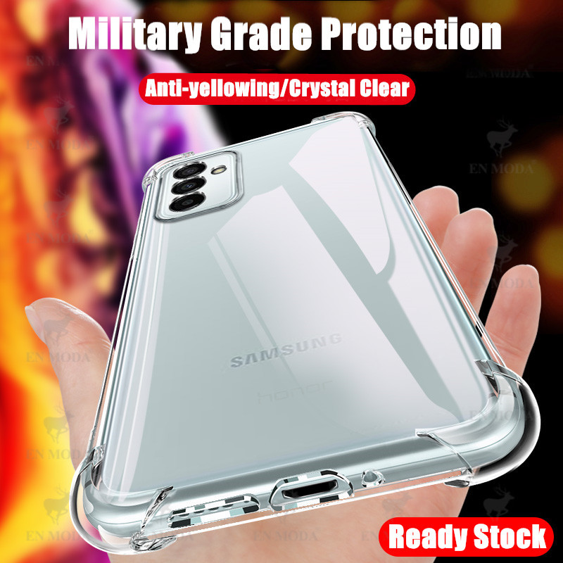 Crystal ClearFor Samsung Galaxy A82 SM-A826S ยางนุ่มเจล Jelly Case โปร่งใสทหารเกรด Anti-Scratch ทนปก