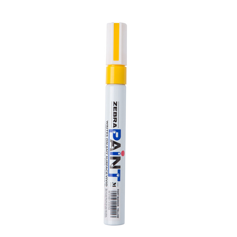 ปากกาเพ้นท์ 2.0 มม. เหลือง ซีบร้า MOP-200
