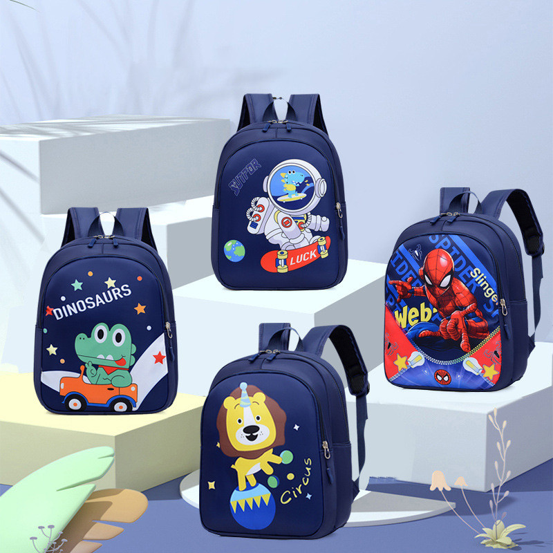Galaxia กระเป๋าเป้สะพายหลัง ลายการ์ตูนสไปเดอร์แมน สําหรับเด็กอนุบาล