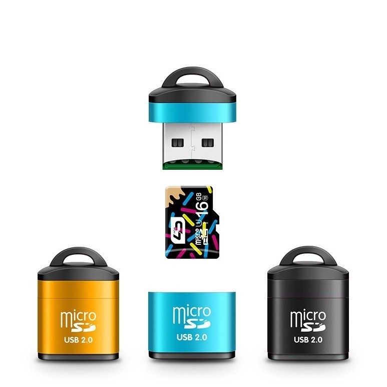 N อะแดปเตอร์การ์ดหน่วยความจํา SD TF USB 2.0 Mini Micro 480Mbps Card Reader การ์ดรีดเดอร์ สําหรับคอมพิวเตอร์ แล็ปท็อป