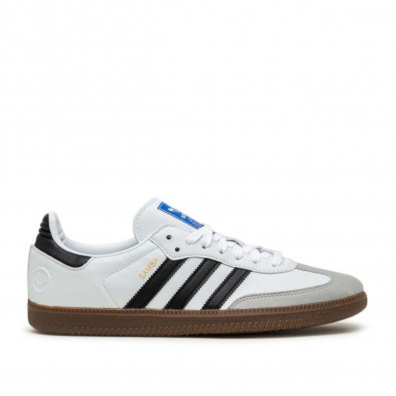 Adidas Samba Classic Vegan รองเท้าผ้าใบ สีขาว สีดํา 100%