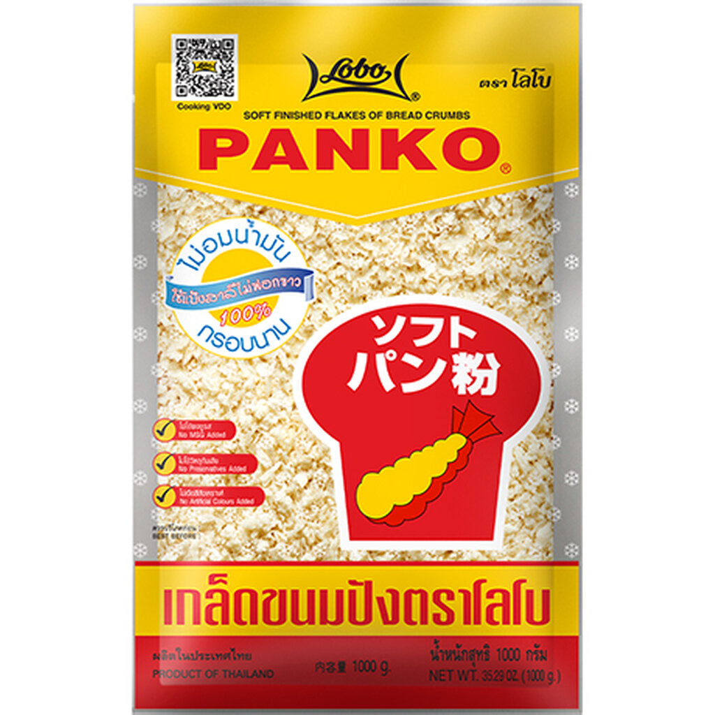 เกล็ดขนมปัง ตราโลโบ ขนาด 1กิโลกรัม Soft Finished Flakes of Bread Crumbs (05-4155)