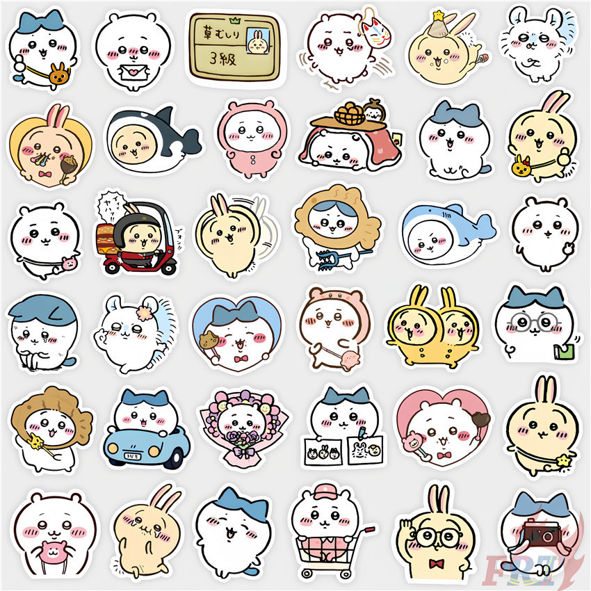 100Pcs/Set ❉ Chiikawa Stickers ❉ Fashion DIY Decals Doodle Stickers