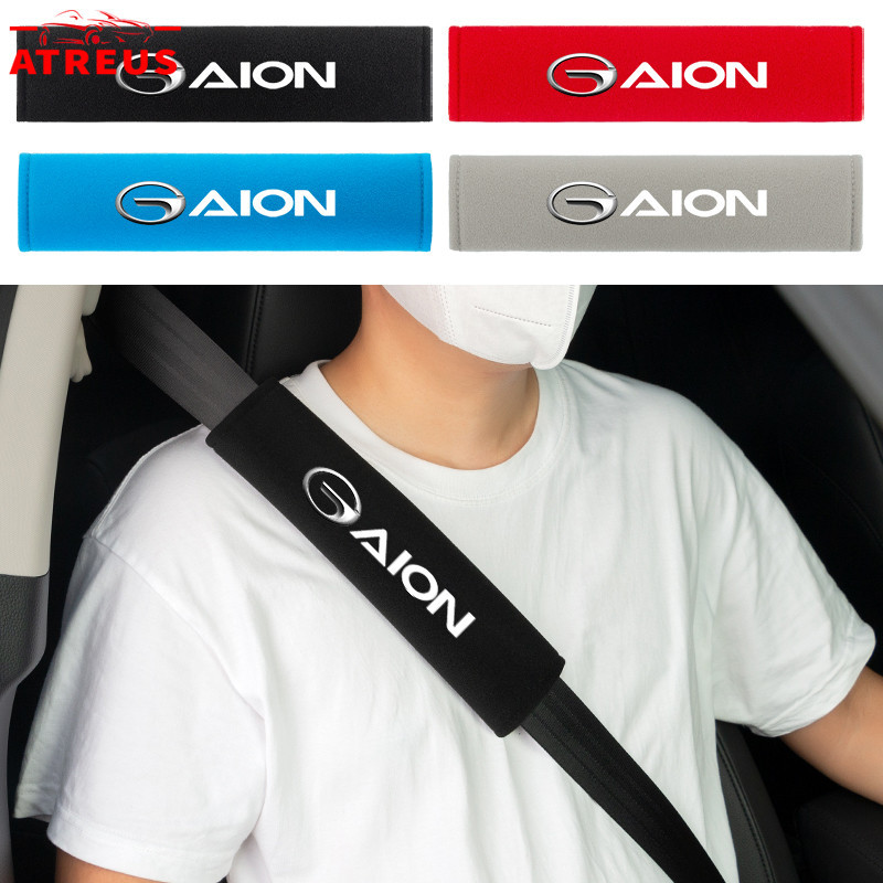 2ชิ้น GAC Aion Y Plus EV ปลอกหุ้มเข็มขัดนิรภัยรถยนต์ ปลอกสวมหุ้ม สําหรับสายเข็มขัดนิรภัยในรถยนต์ ปลอกหุ้มสายเข็มขัดนิรภัย