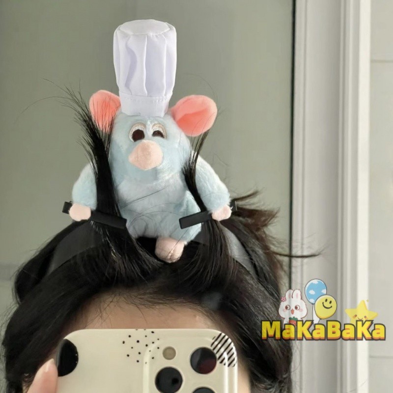 พร้อมส่ง เครื่องประดับผม Disney Mouse ที่คาดผมทําอาหาร รูปตุ๊กตาดิสนีย์ คิงส์น่ารัก ของขวัญวันเกิด