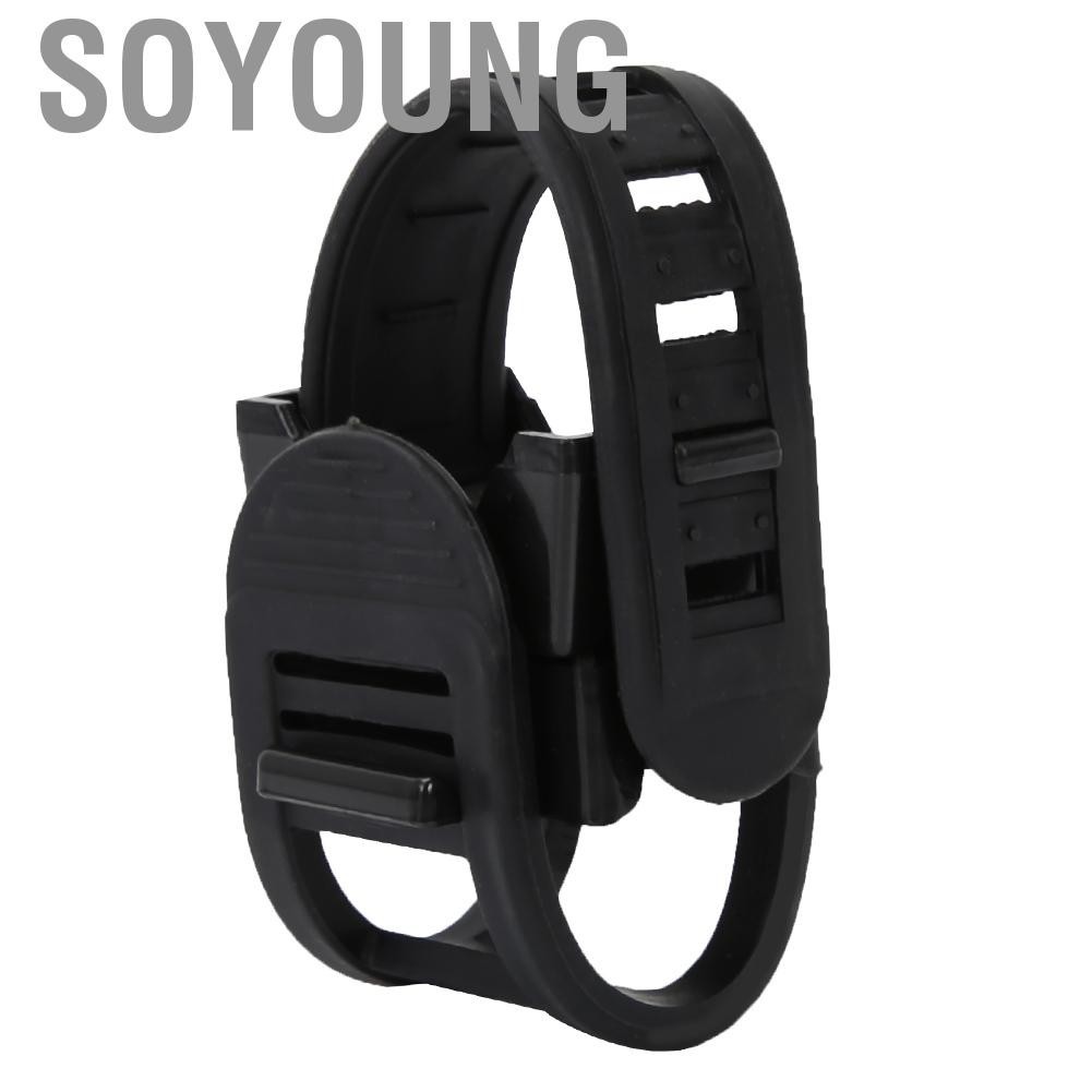 Soyoung Plastic Flashlight Bike Clip Lamp Holder For Bicycles Rear Fork
