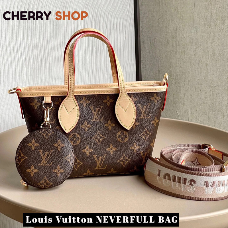 ของใหม่แท้100%/หลุยส์วิตตอง Louis Vuitton NEVERFULL BAGกระเป๋าโท้ทสุภาพสตรี LV BAG MINI M46705