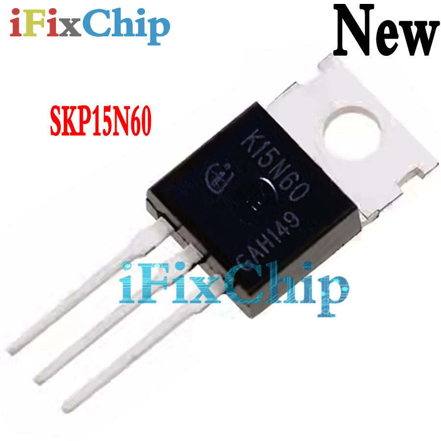 5 ชิ้น SKP15N60 TO-220 K15N60 TO220 15N60 IGBT 600V ยี่ห้อใหม่