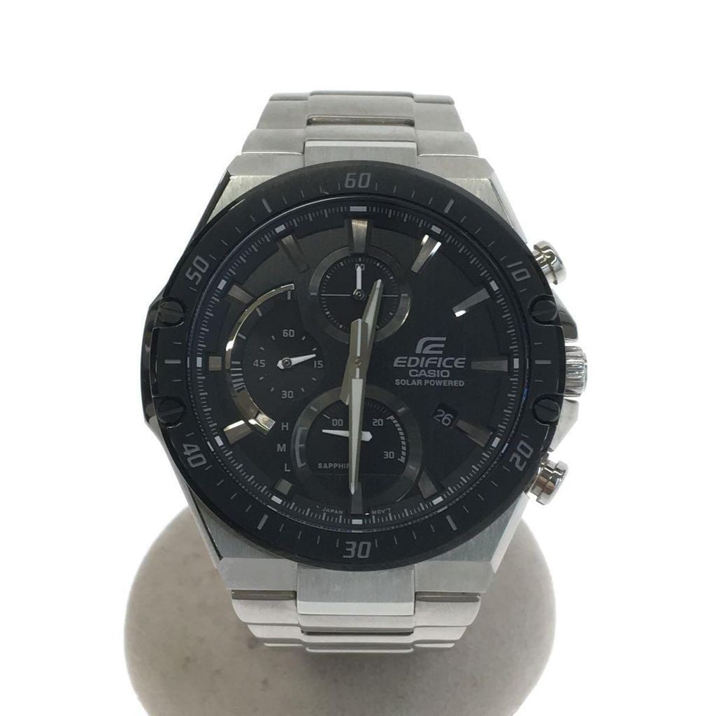 CASIO Wrist Watch Edifice Men's Solar Stainless Analog Direct from Japan Secondhand