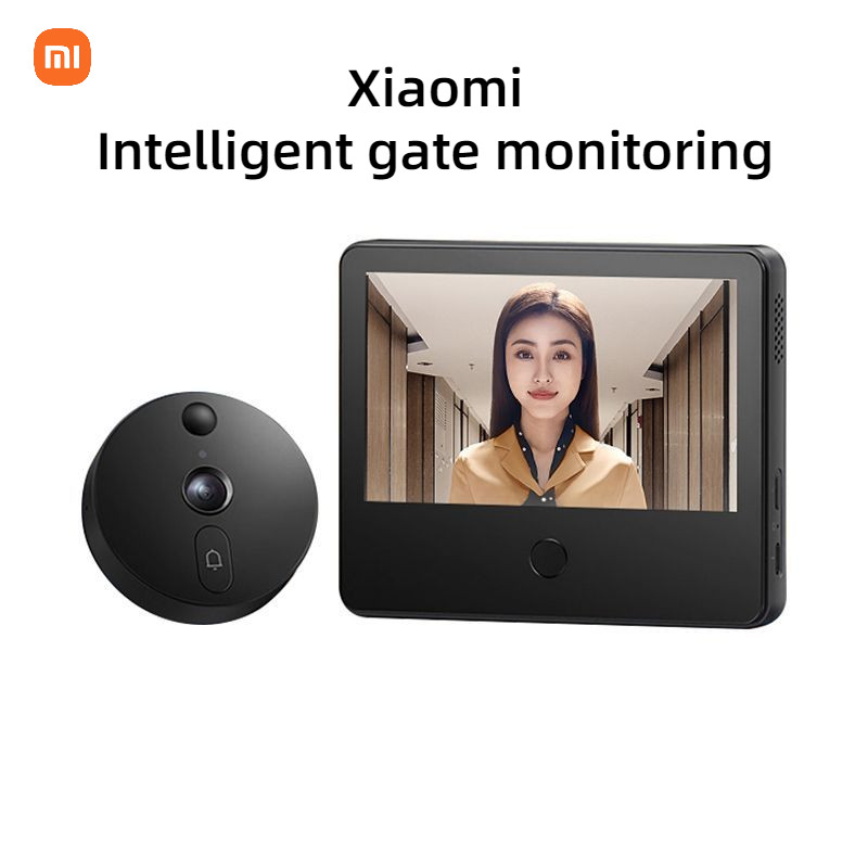 Xiaomi Smart Cat Eye 1S กล ้ องวิดีโอ Doorbell ในครัวเรือนอิเล ็ กทรอนิกส ์ Cat Eye พร ้ อมการตรวจสอบประตูกล ้ อง