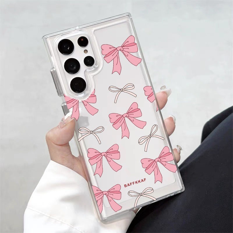 เคสโทรศัพท์ สำหรับ SAMSUNG S23FE A14 A24 A15 A34 A25 A54 A35 S24 S23 ultra A55 เคสใส กันกระแทก ลายน่ารัก เคสลายการ์ตูน
