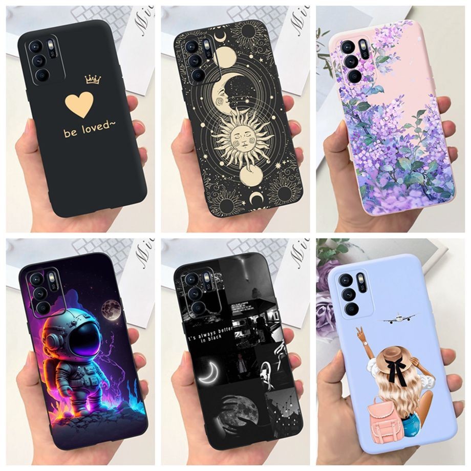 เคสโทรศัพท์มือถือ ยางซิลิโคนนิ่ม ผิวด้าน ลายแฟชั่น สําหรับ OPPO Reno6 Z Reno 6z 5G CPH2237 Reno 6 Z 5G