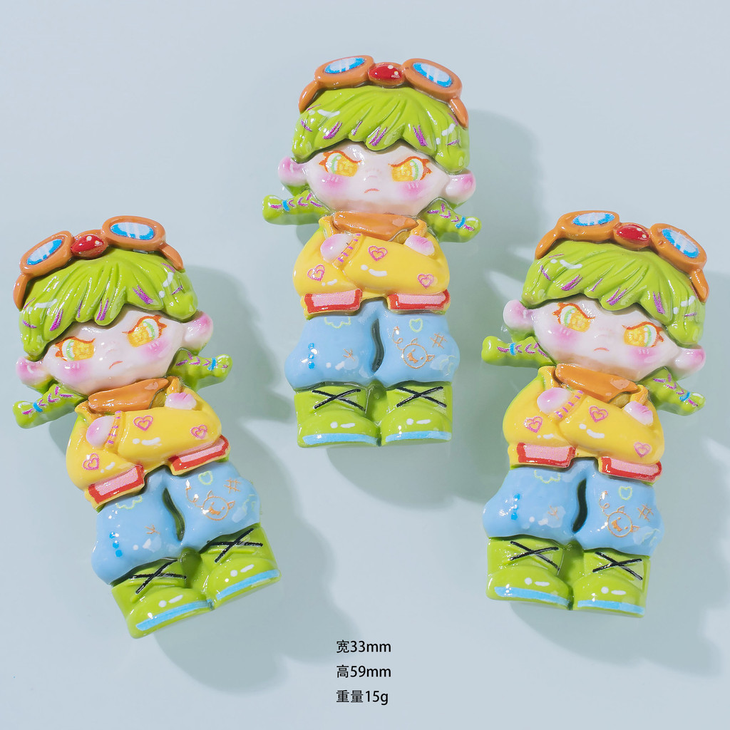 [17 #] จี้เรซิ่น รูปหมู Dora Cross-Dressing สําหรับตกแต่งเคสโทรศัพท์มือถือ รองเท้า diy ZQ