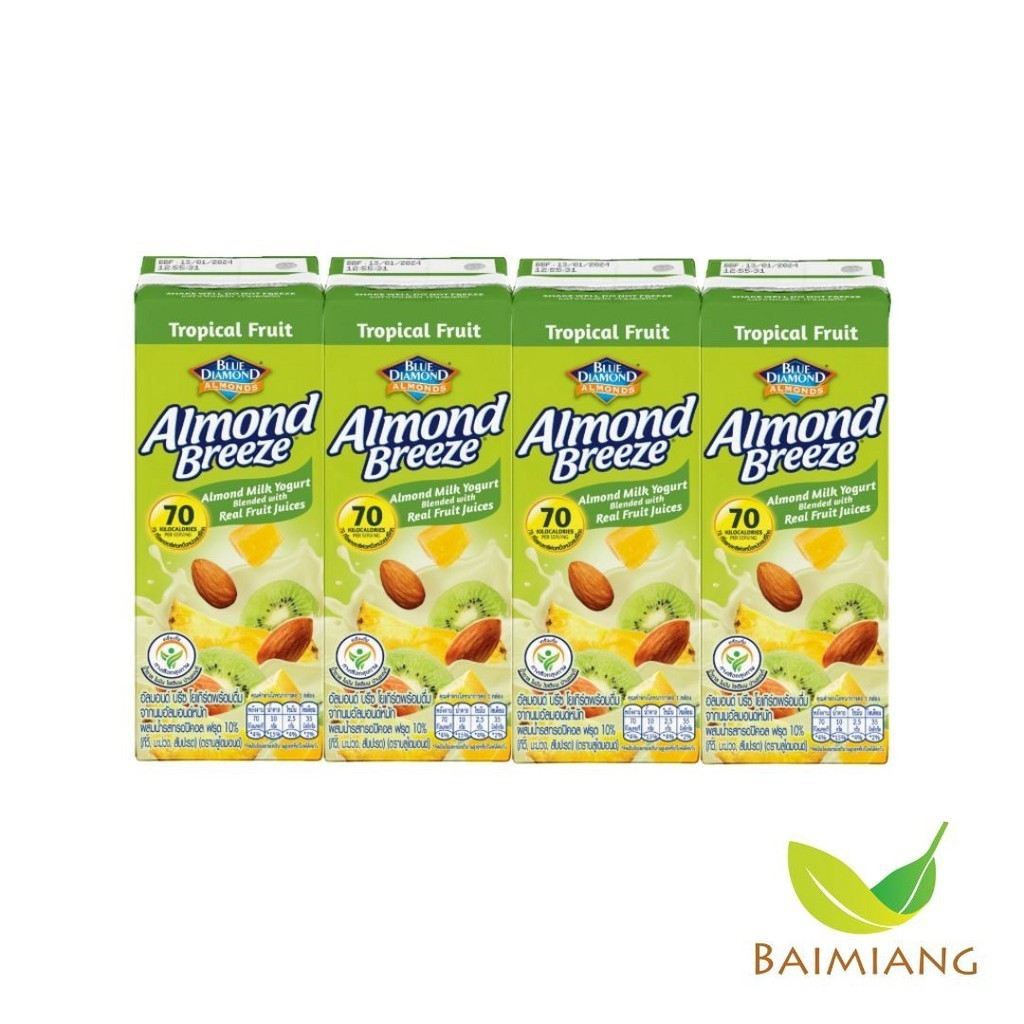 (1 แพ็ค) Blue Diamond นมอัลมอนด์รสทรอปิคอลฟรุต ขนาด 170 ml. (04276-4) Exp. 19/9/2025