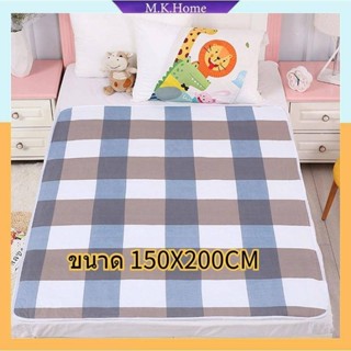 ผ้ารองฉี่3ชั้น ขนาด 150x200/120x150/100x150/80x120cm สำหรับผ…
