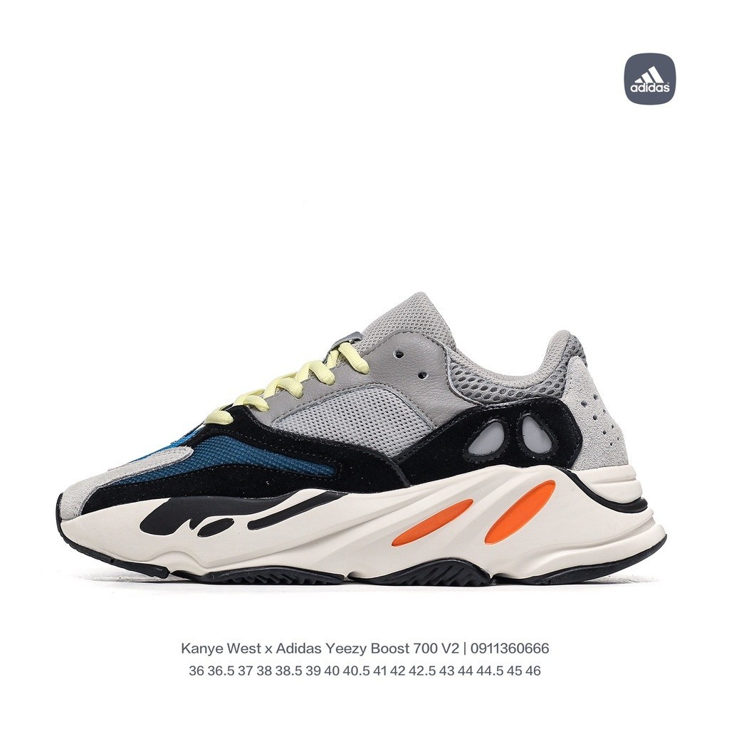 Kanye West x Adidas Yeezy Boost 700 V2 รองเท้ากีฬา รองเท้าวิ่ง สไตล์วินเทจ