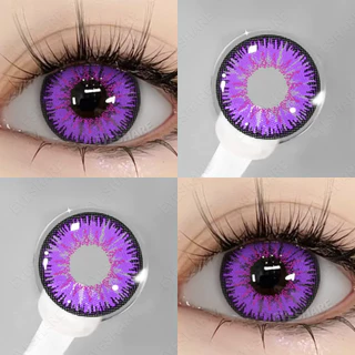 [จัดส่งจากประเทศไทย] Eyeshare คอนแทคเลนส์ สีม่วง Y2K สําหรับนักเรียน ผู้หญิง 1 คู่