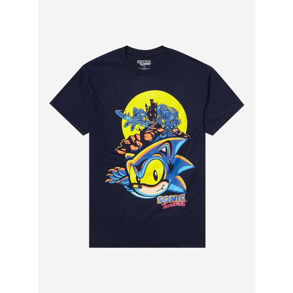 🔥 【HOT】 เสื้อยืด Sonic The Hedgehog Werehog Sonic เสื้อยืดผู้ชาย