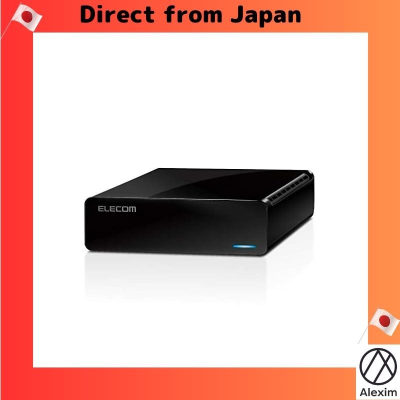 [ส่งตรงจากญี่ปุ่น] Elecom ฮาร์ดไดรฟ์ภายนอก 2Tb Usb3.2 (Gen1) Tv Recording Pc เสียงเงียบ ออกแบบไร้พัดลม Eld-Ftv020Ubk
