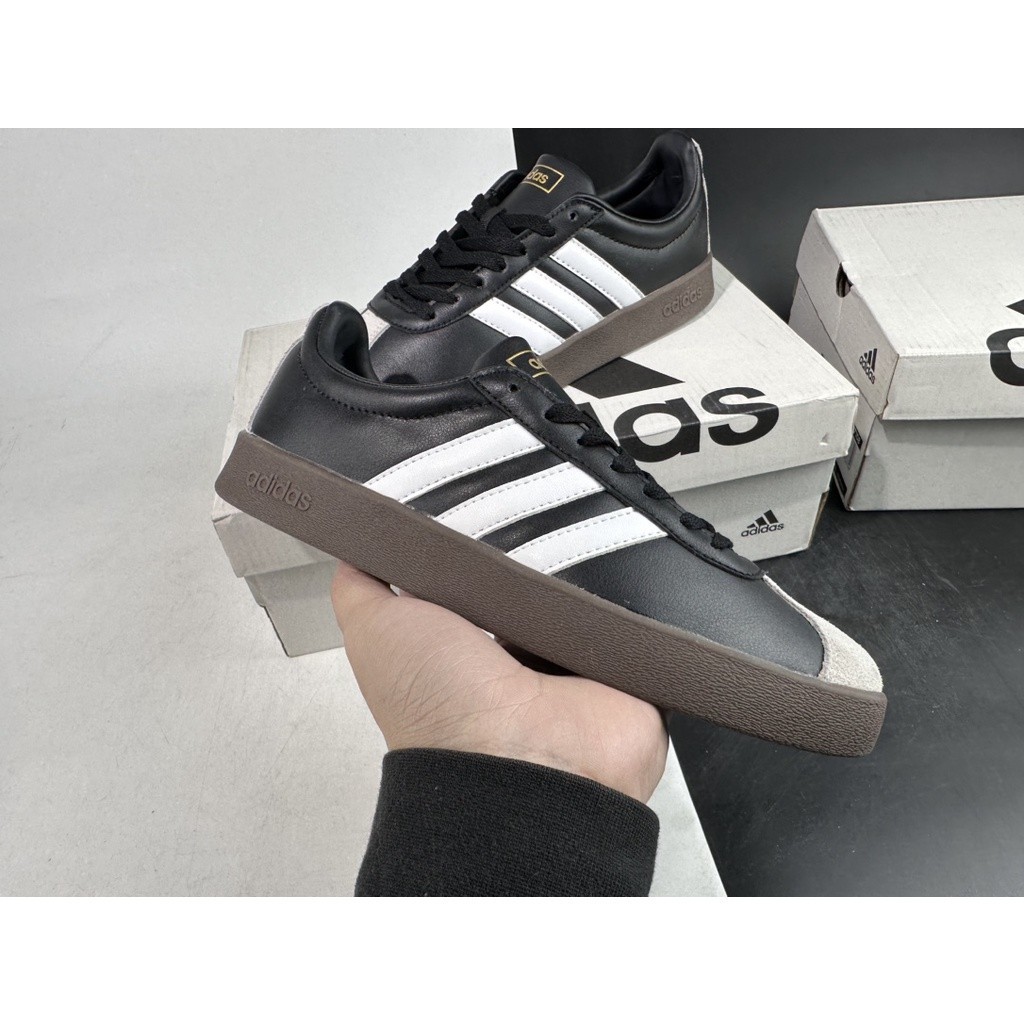 Adidas Neo VL Court 2.0 กางเกงขาสั้น รองเท้าหนัง สําหรับผู้ชายและผู้หญิง