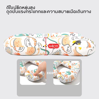 COD👶หมอนรองคอเด็ก หมอนรูปตัวยู เหมาะสำหรับเตียงเด็กและรถเข็นเด็ก