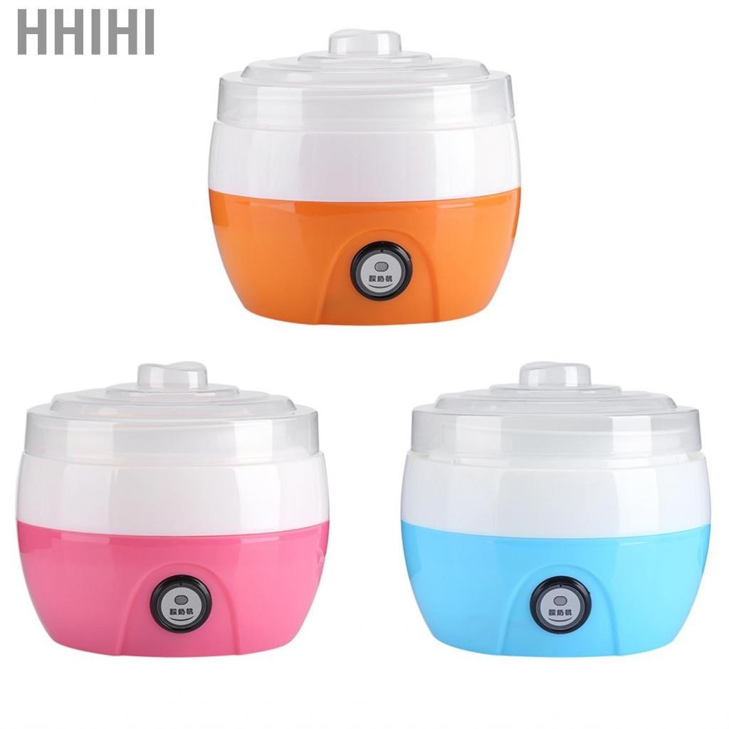 Hhihi 1L Yogurt Maker Mini Automatic Machine Household DIY Tools Kitchen Appliances Plastic Container Milk 220V