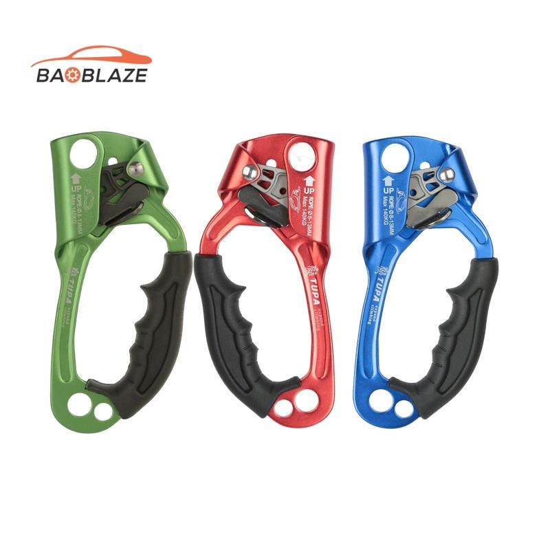 [Baoblaze] Climbing Hand Ascender Climbing Rope Clamp สําหรับ 8mm-12mm Rope Gear Outdoor