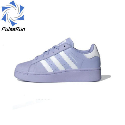 ทุกชุด เท่จนระเบิด |   รองเท้าผ้าใบ Adidas Originals Superstar Xlg แบบต่ำสีม่วง ID5735 MK2K VEEL