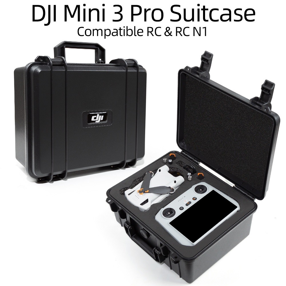 Drone กระเป๋าเก็บสําหรับ DJI Mini 3/3 Pro กระเป๋าเดินทางกล่องกันน้ํา DJI Mini 3/3 Pro อุปกรณ์เสริมกรณีกล่องป้องกันการระเบิด