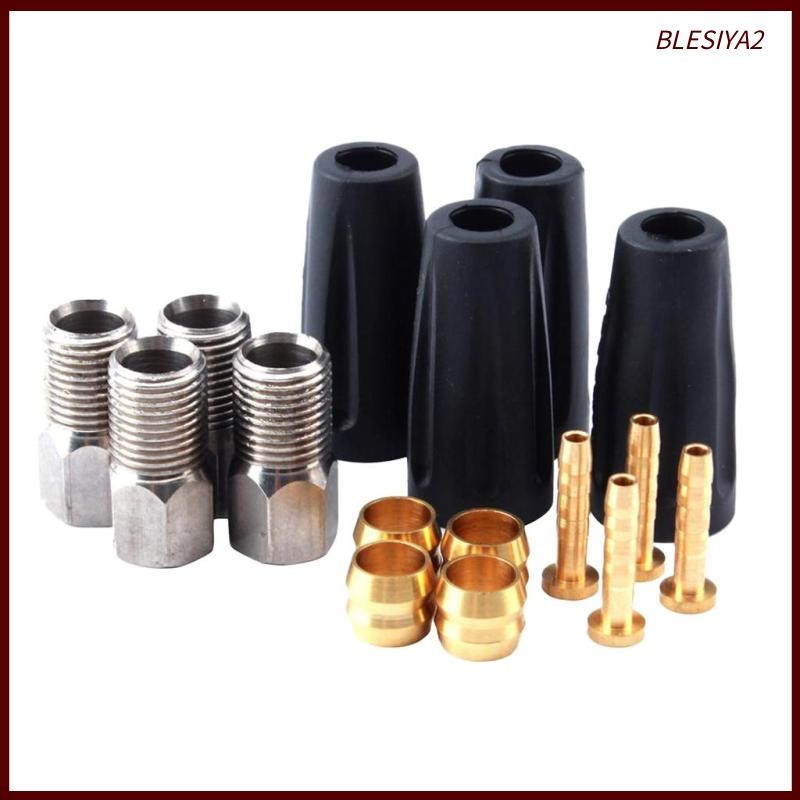 [Blesiya2] 16 Bike ท่อเบรกไฮดรอลิก Olive/Bushing Inserts s BH59 ฟิตติ้ง