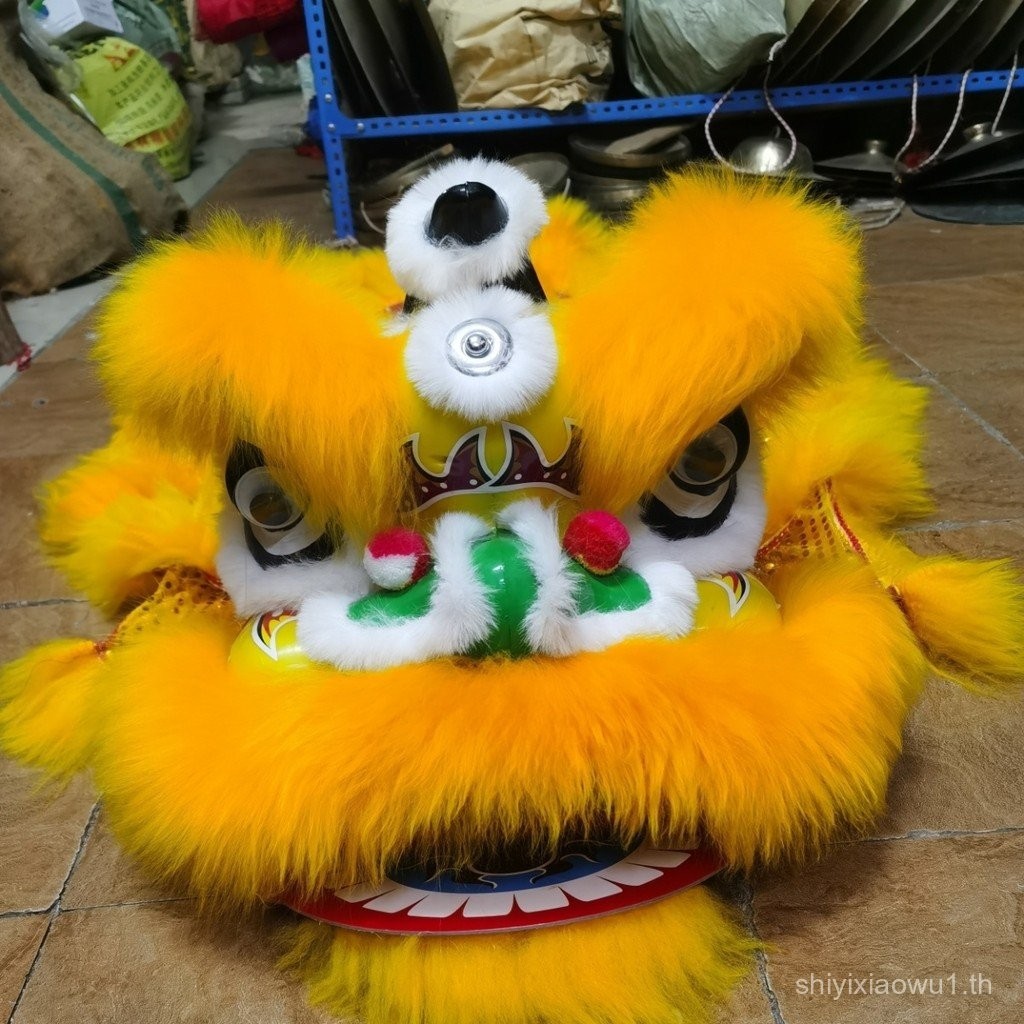 ของเล่นเต้นรำสิงโตสำหรับเด็ก หัวสิงโต อุปกรณ์การแสดงสำหรับเด็กเล็ก ชุดหัวสิงโต ภาพงานแต่งงาน