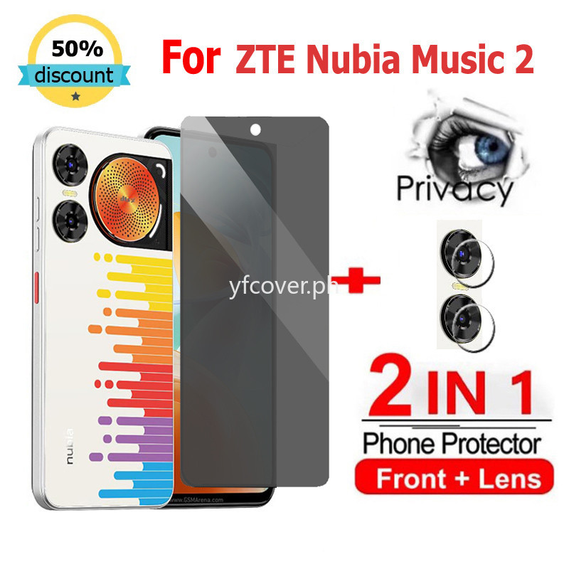 Zte Nubia Music 2 กระจกนิรภัยความเป็นส่วนตัวสําหรับ ZTE Nubia Z60 Z50 Ultra Blade V70 V50 A51 A52 A7