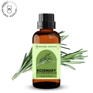 Pure Rosemary Essential oil น้ำมันหอมระเหย โรสแมรี่ บริสุทธิ์ ขนาด 10, 30 ml. by Natural Supplies