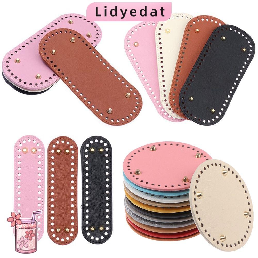 Lidyedat165 ก้นกระเป๋ายาว DIY Handmade ด้านล่างกระเป๋าอะไหล่วัสดุหนัง PU