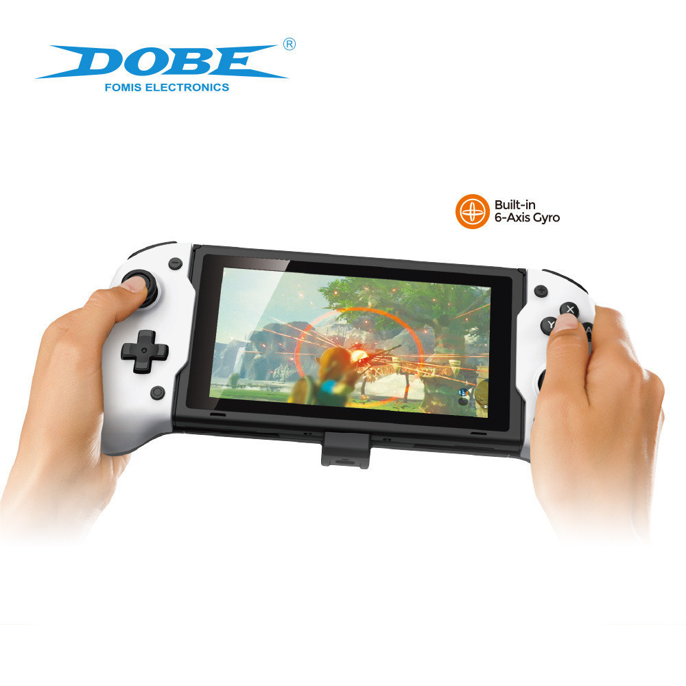 SwitchOLED In-Line Handle พร้อมกระเป๋าจัดเก็บ NS OLED Console Gamepad Grip Plug and Play