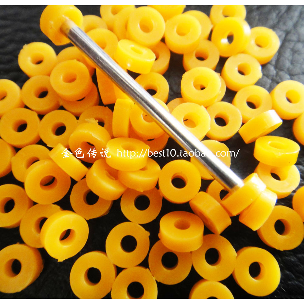 มาตรฐาน Bushing 2 มม.พลาสติก Bushing เกียร์ล้อ abs Limit แหวนปะเก็นพลาสติกปะเก็น diy ของเล่นอุปกรณ์เสริม