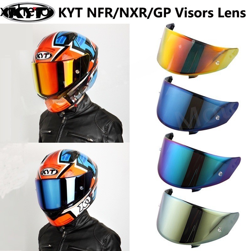 KYT NFR/NXR/GP Iridium Visor เลนส์ Revo เลนส์ FIt สําหรับหมวกกันน็อค KYT NFR/NXR/GP KYT