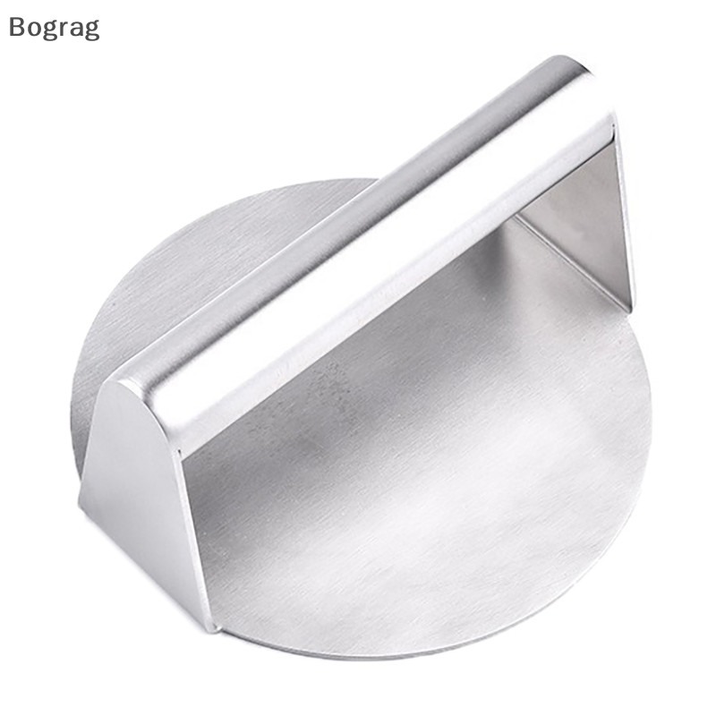 [Bogr] เครื่องกดเนื้อแฮมเบอร์เกอร์ สเตนเลส 304 ไม่ติดผิว COD