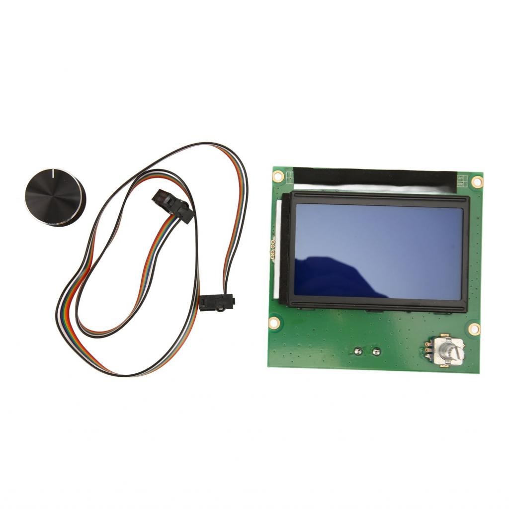 Cloudshop1 3D ชิ้นส่วนเครื่องพิมพ์หน้าจอ LCD พร้อมสายริบบิ้นสำหรับ Ender 3 Series DIY โมดูลควบคุม