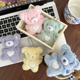 🌈พร้องส่ง พวงกุญแจตุ๊กตา พวงกุญแจห้อยกระเป๋า ตุ๊กตาญี่ปุ่น ของขวัญ นุ่มนิ่ม ลายการ์ตูนน่ารัก สไตล์เกาหลี
