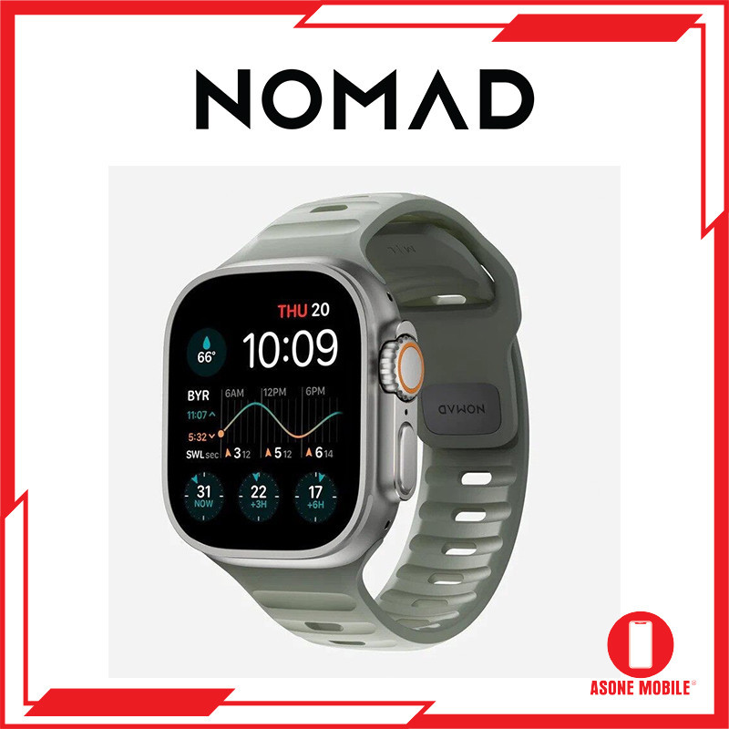 Nomad Coastal Rock กันน้ํา Sport Band สําหรับ Apple Watch Ultra / 9 / 8 & 7 Series / SE 49 มม./45 มม