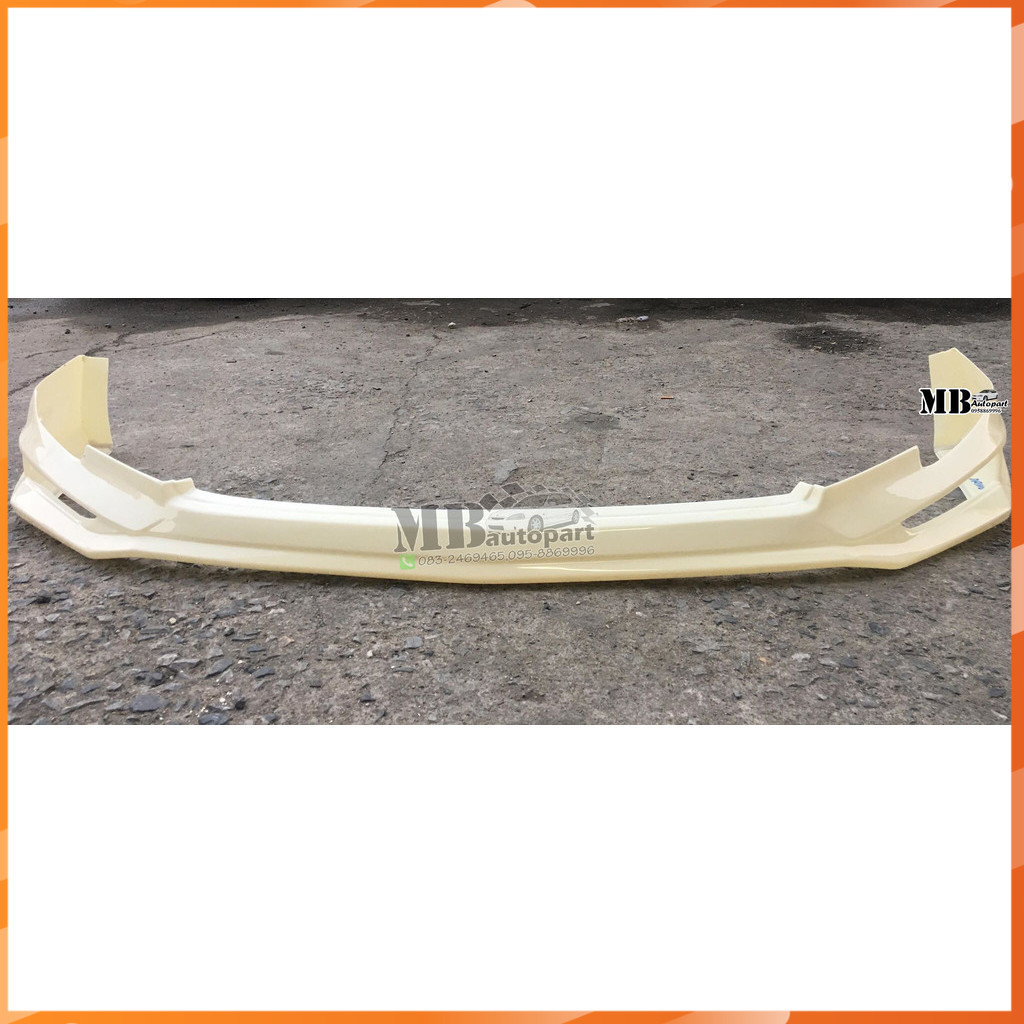 สเกิร์ตหน้าแต่งรถยนต์ Toyota Yaris 2017-2018 งานไทย พลาสติก ABS