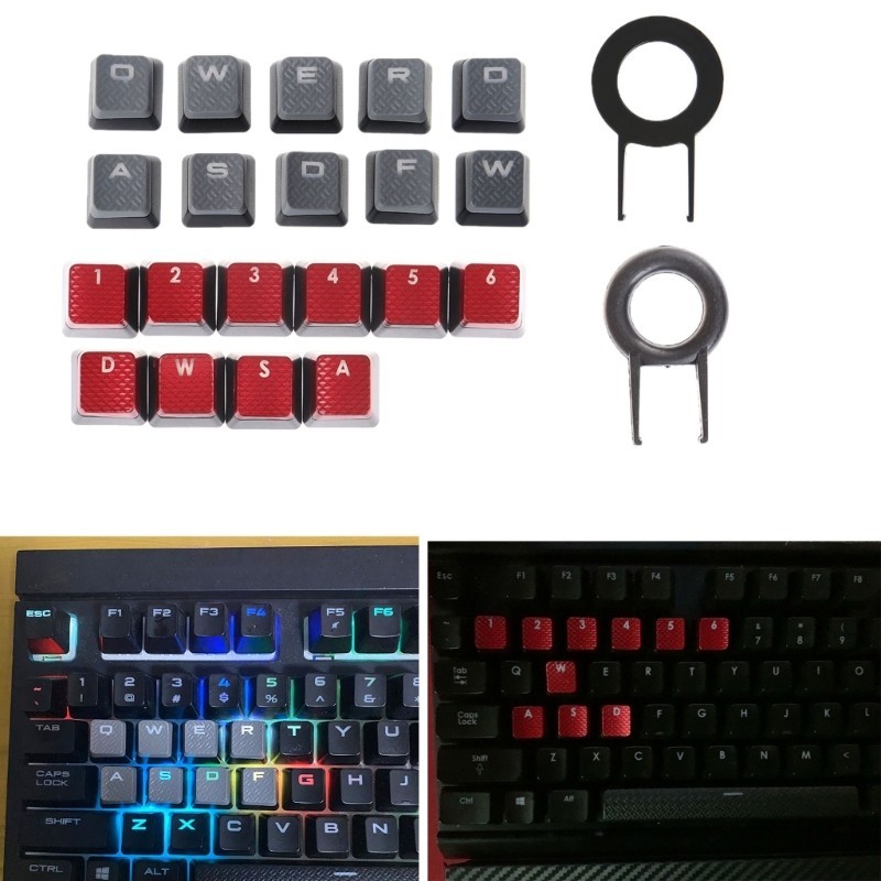 Godd ปุ่มกดคีย์บอร์ด กันลื่น สําหรับ Corsair K70 K95 K90 K65 K63