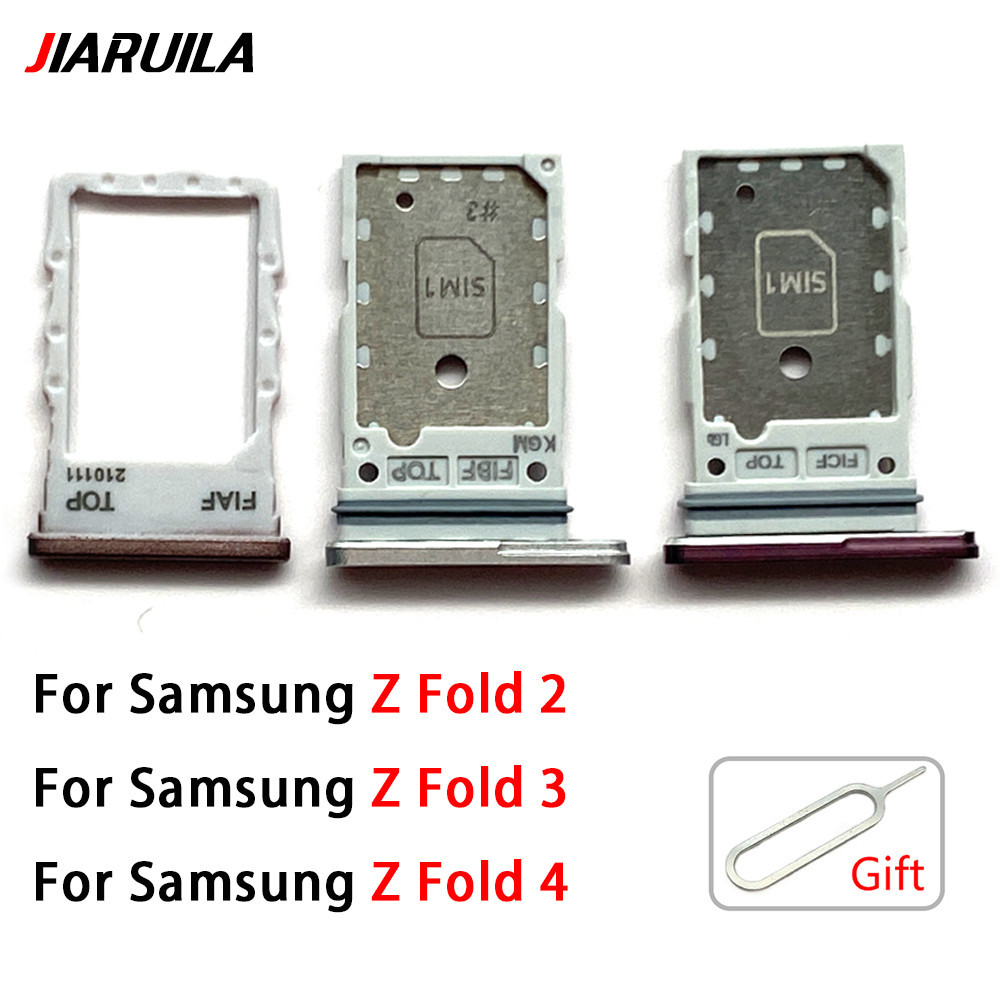 ถาดซิมการ์ด อะไหล่ซ่อมแซม สําหรับ Samsung Galaxy Z Fold 2 3 4 Fold2 Fold3 Fold4 ราคา ถูกที่สุด ดีลบีเคเค