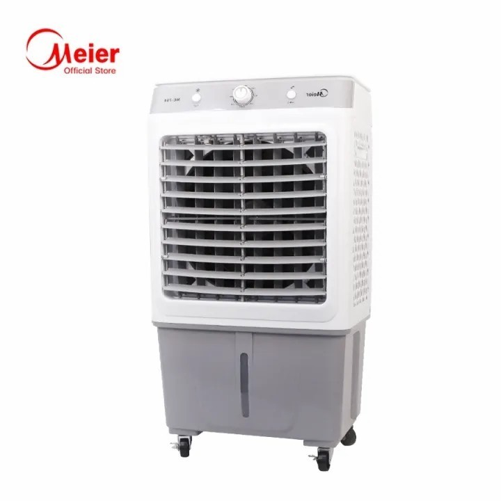 Meier พัดลมไอเย็น ขนาด 35 ลิตร แถมเจลเย็น2ขวด มีล้อ รับประกัน 2 ปี แอร์พัดลมเย็น พัดลมไอน้ำ Air cooler BaanE