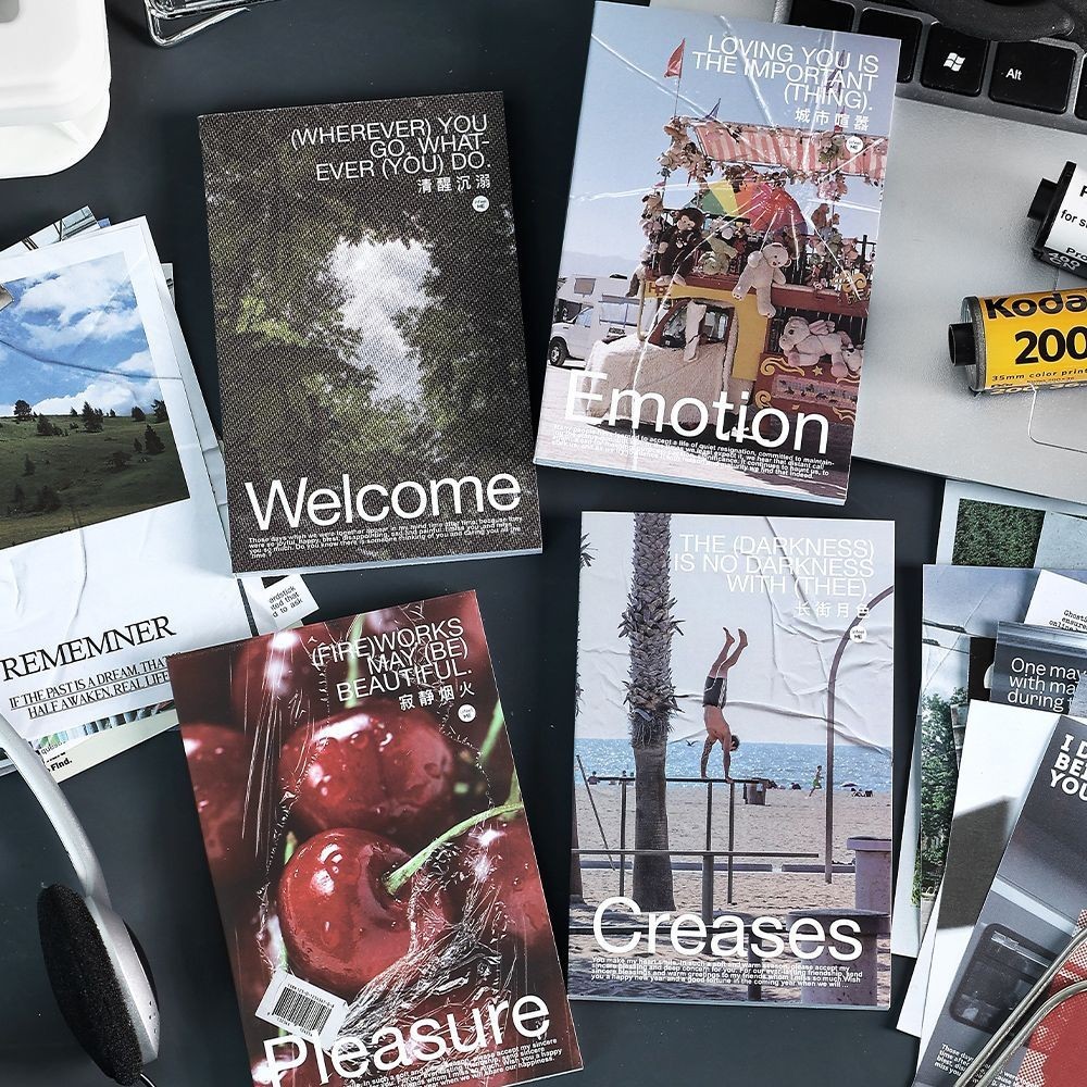 Cdaily|กระดาษสติกเกอร์ แนวเรโทร สําหรับตกแต่งสมุดภาพ 100 ชิ้น