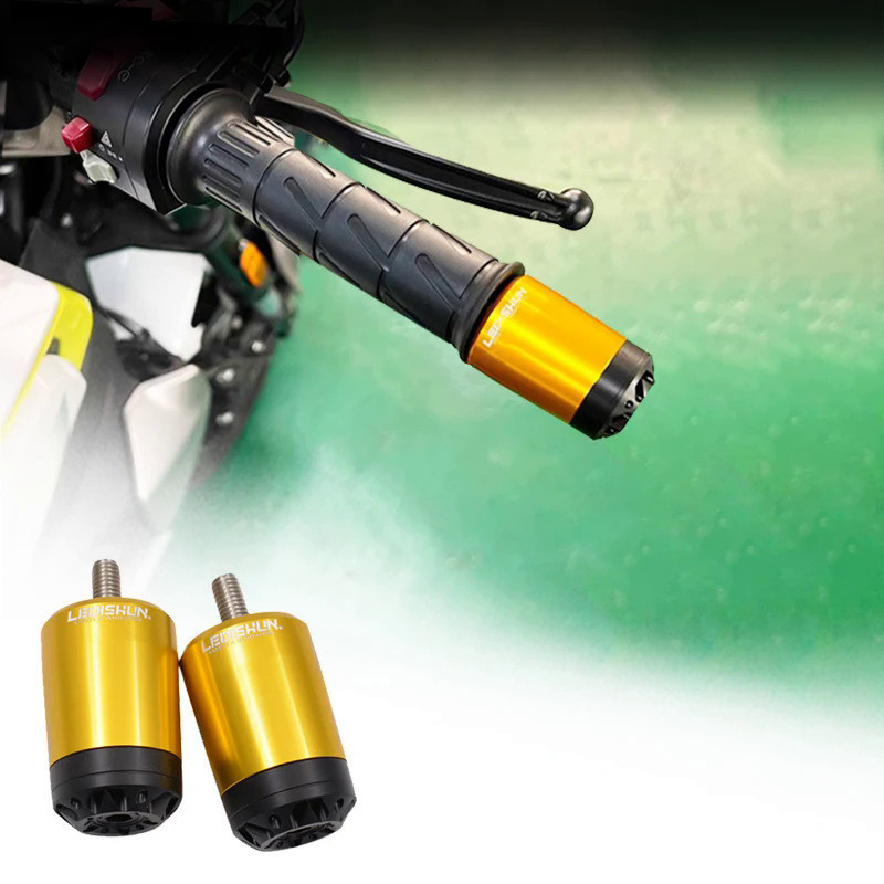 รถจักรยานยนต์ HandleBar Grips End Caps น้ําหนักปลั๊ก Handle Bar ใช้งานร่วมกับ CYCLONE RT3 DAELIM XQ2