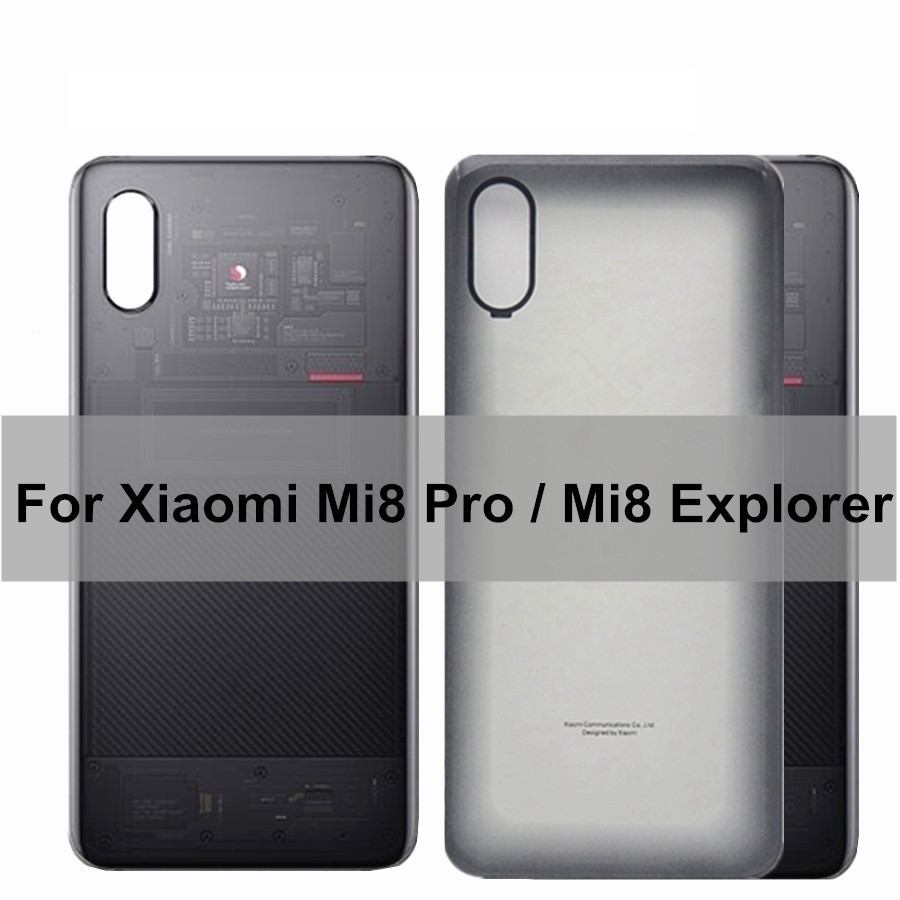 เคสแบตเตอรี่ด้านหลัง แบบกระจก สําหรับ Xiaomi Mi 8 Pro Mi8 Pro Xiaomi Mi 8 Explorer