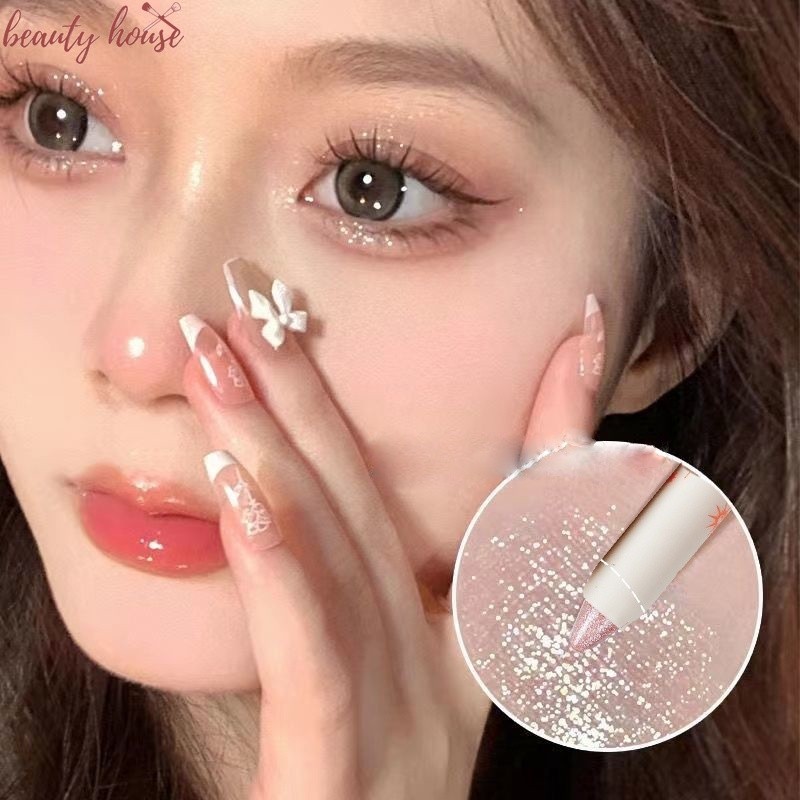 อายแชโดว์ เนื้อแมตต์ กลิตเตอร์ มุก เพชร อายไลเนอร์ ปากกา กันน้ํา ไฮไลท์ เพิ่มความสว่าง ไหม แต่งหน้า ดินสอเขียนขอบตา แวววาว